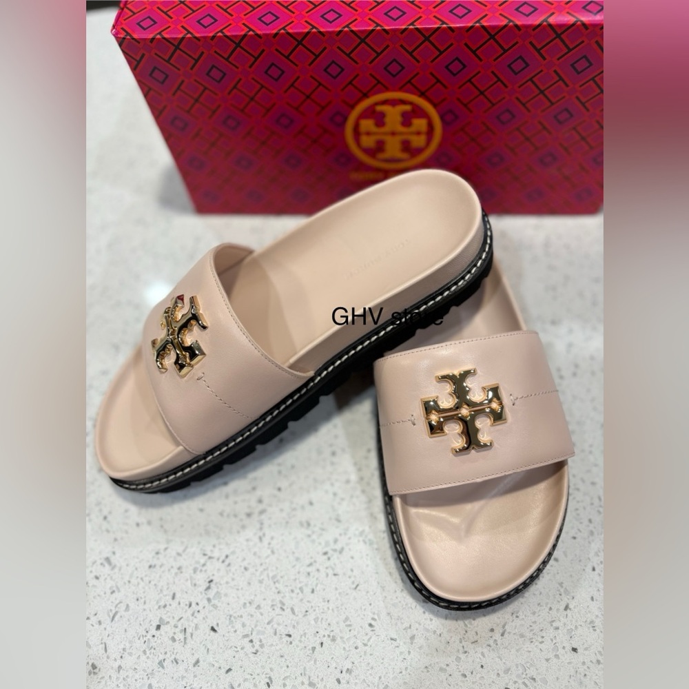 Tory Burch Everly Anatomic Lug sandals - Picture 3 of 3